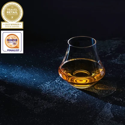 Whiskey Stones & Crystal Nosing Tasting Glass Gift Set - Image 5