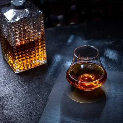Whiskey Stones & Crystal Nosing Tasting Glass Gift Set - Image 6