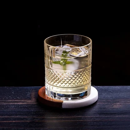 Crystal Whiskey Glasses - Set of 2 Reserve Glass Tumblers (11.5oz) - Image 7
